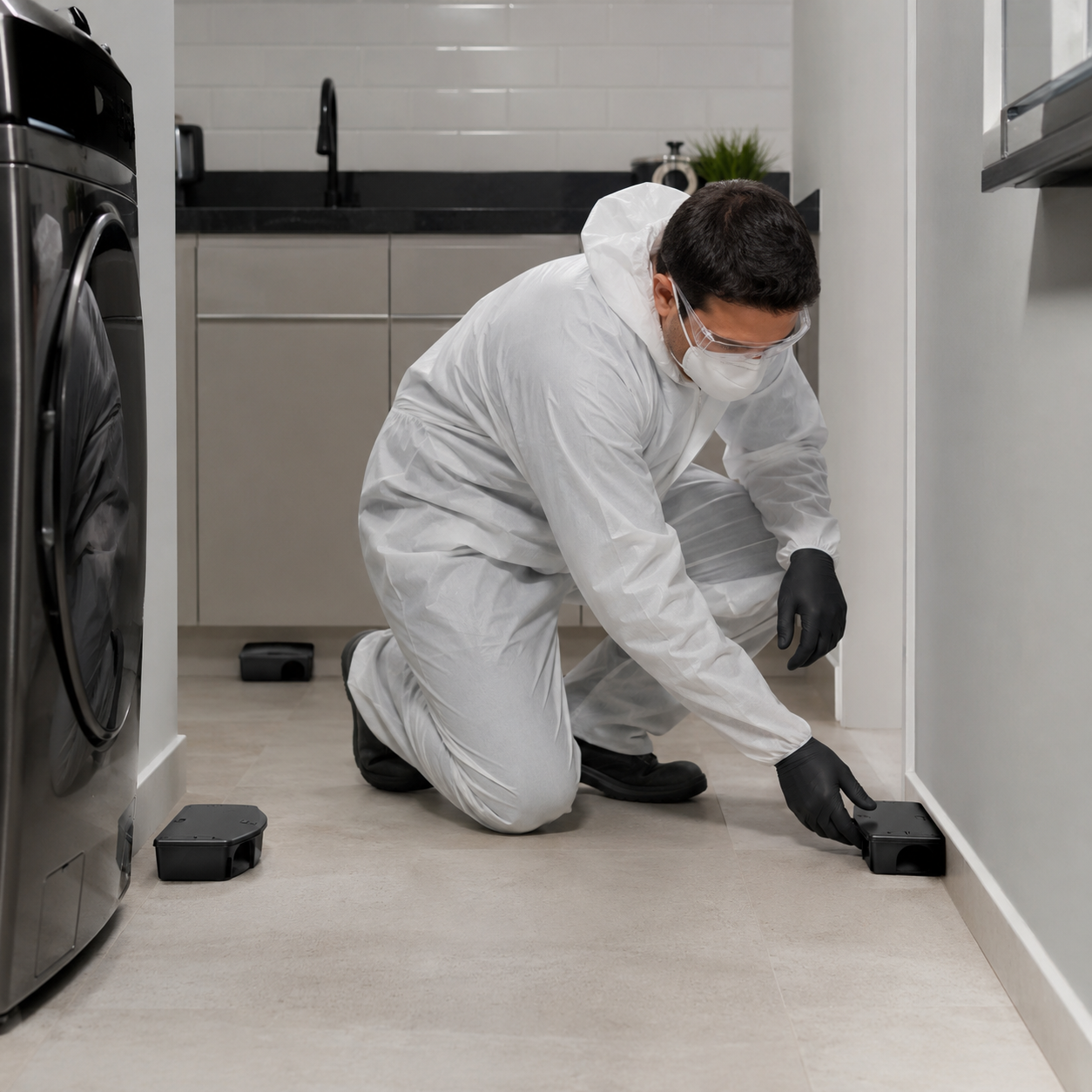 Desratização em área residencial